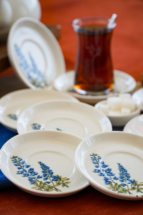 Hermia Hazeran 6 Juego de 6 platos de porcelana de 12 cm Multicolor